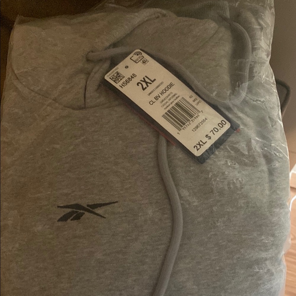 Reebok Gray Hoodie